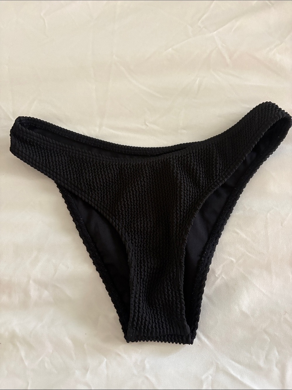 Billabong Black Textured Bikini Bottom